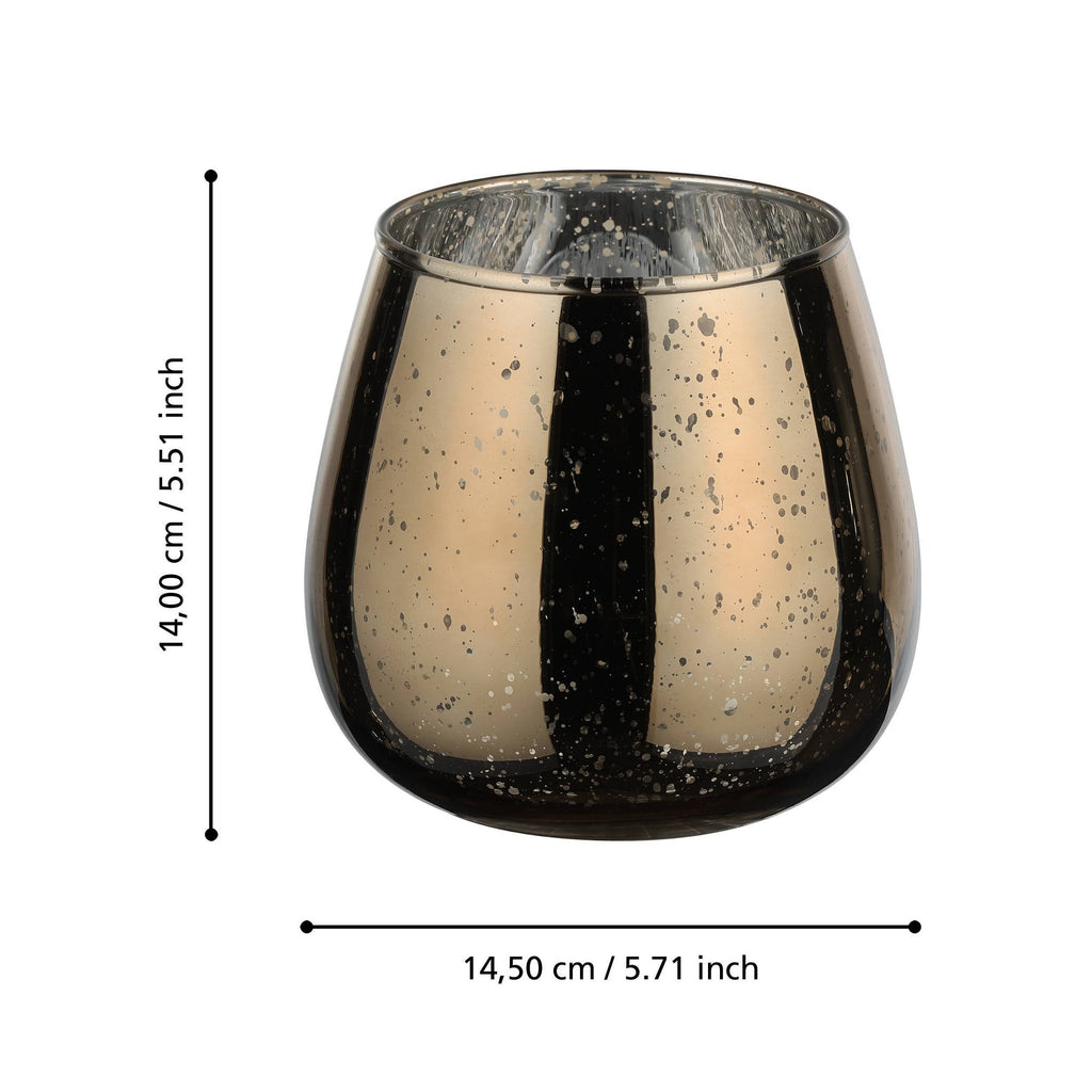 T-lichthoud. Bezamby Koper 14x14cm