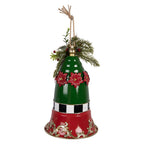 Kerstdecoratie Beeld Bel Ø 24x36 cm Rood Metaal