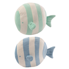 J-Line decoratie Haai Lach - polyester - muntgroen