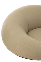 J-Line Matras Donut Polyethyleen Beige