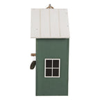 Vogelhuis 15x10x22 cm Groen Hout