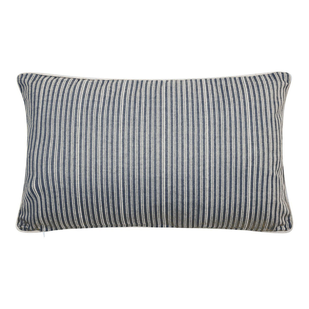 Breeze Kussen oasis wit blauw 30x50 cm