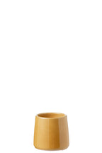 J-Line bloempot Rond - keramiek - oker - extra small - Ø 13.5 cm