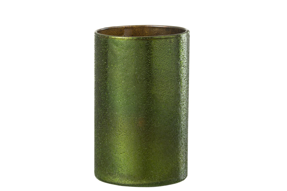 J-Line lantaarnspiegel - glas - groen - groot