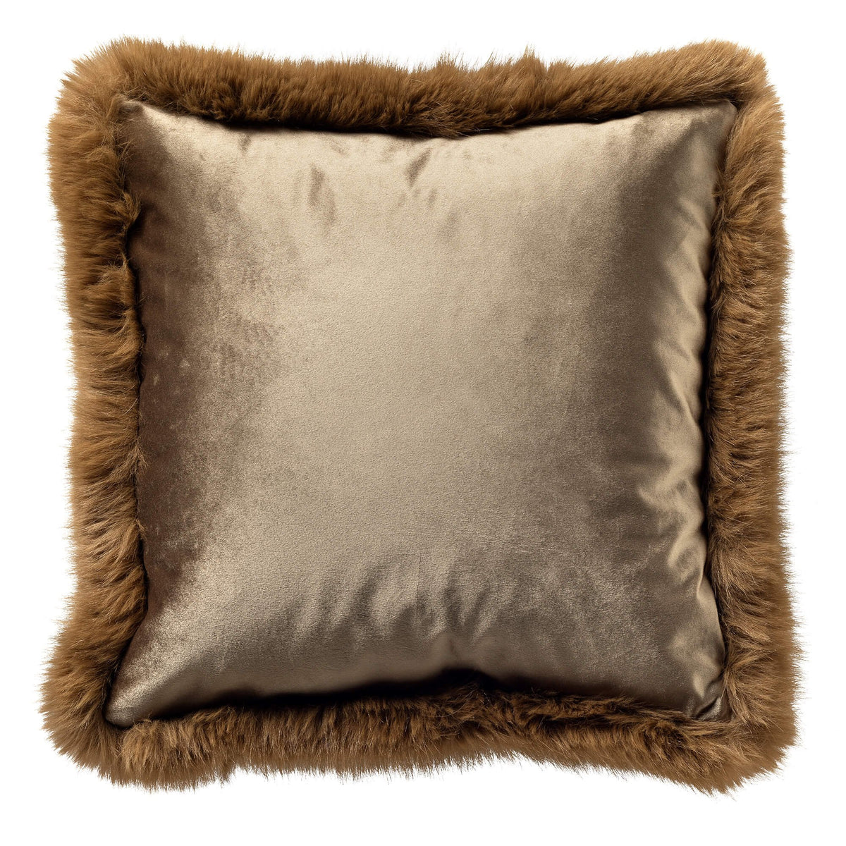Julia | Kussen | 45x45 cm | Otter | Bruin | Hoii | Met luxe binnenkussen