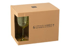 J-Line Doos 6 Wijnglazen Plastic Groen