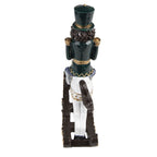 Kerstdecoratie Notenkraker 18 cm Groen Polyresin