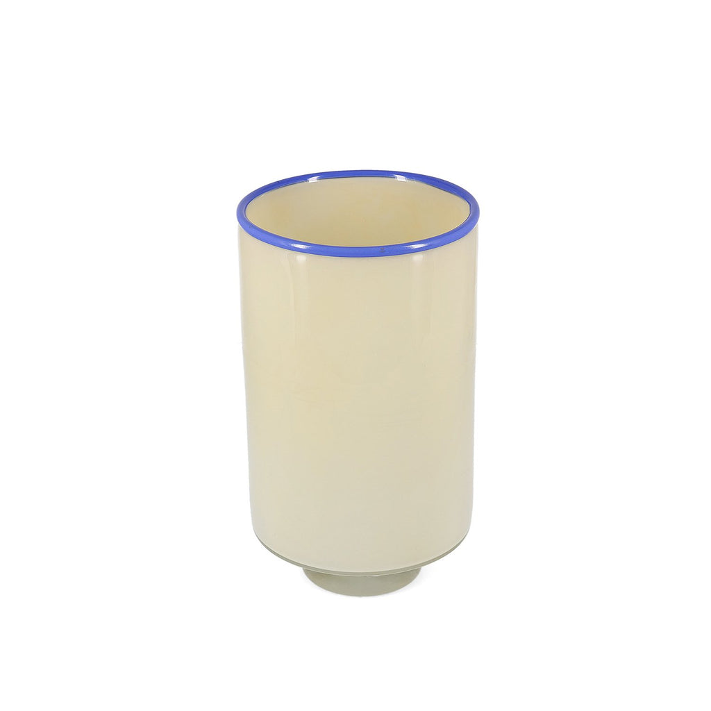 Vaas 15xH26cm crème wit Milo