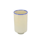 Vaas 15xH26cm crème wit Milo