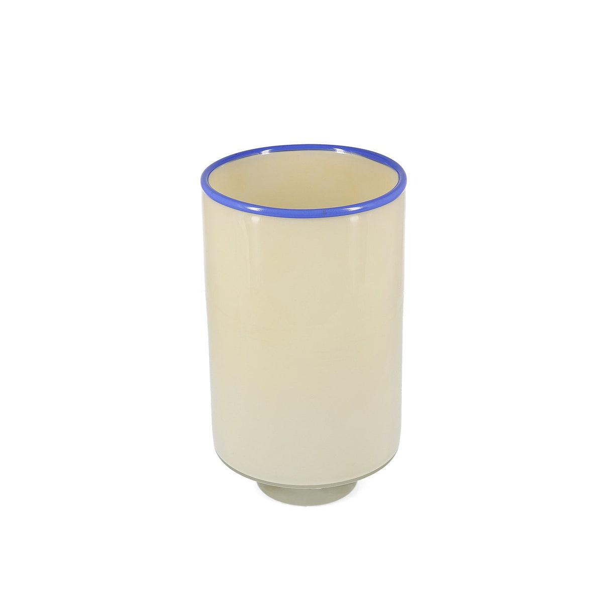 Vaas 15xH26cm crème wit Milo
