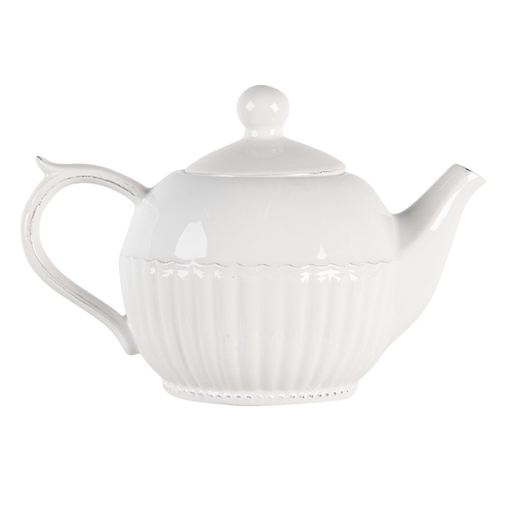 Theepot 750 ml Wit Dolomiet Theekan