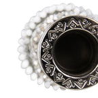 Kandelaar strass zilver 10cm