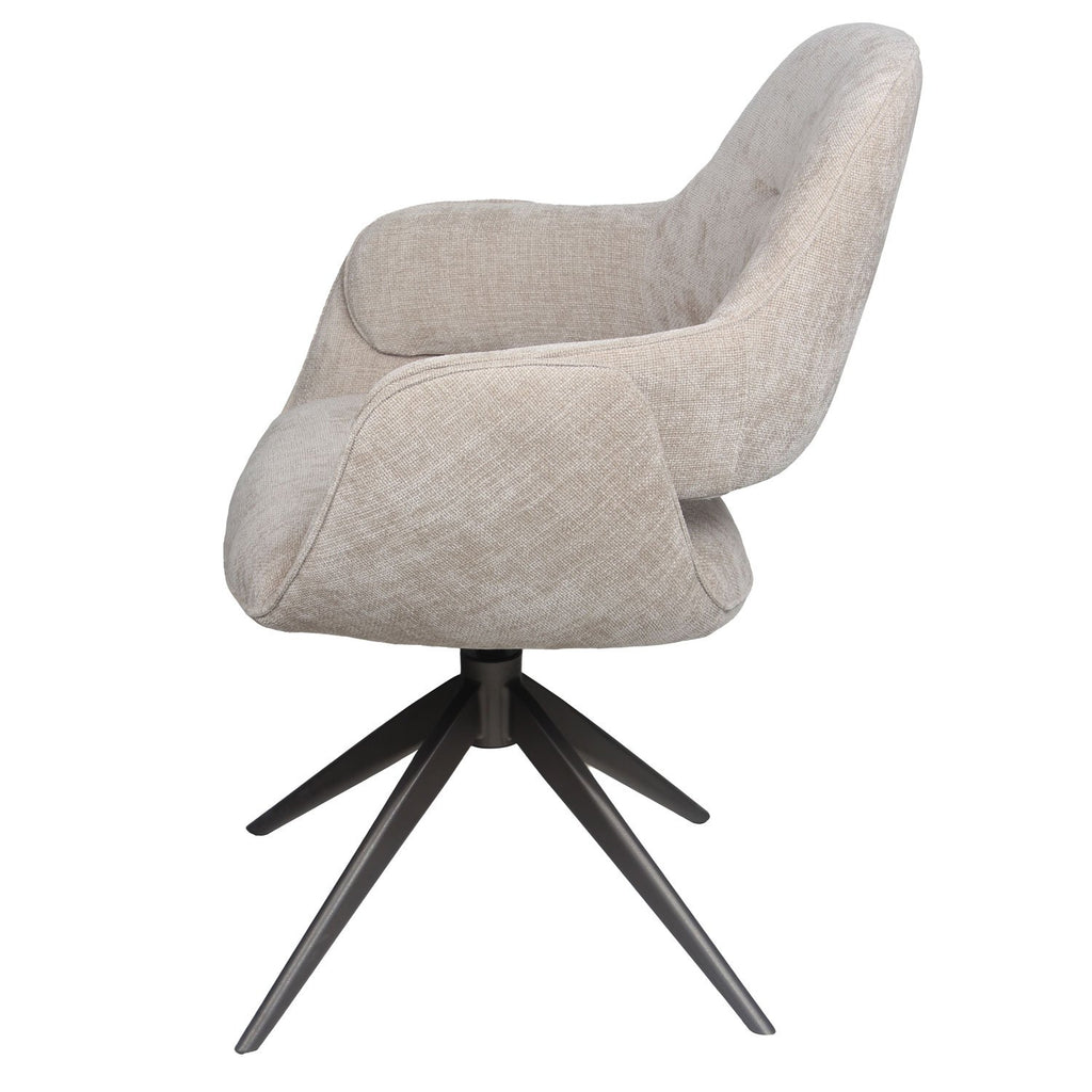 Eetkamerstoel Jill - Beige 120