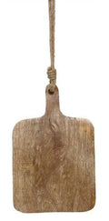 Mangohouten borrelplank 30x20x2cm naturel