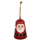 Kerstdecoratie Beeld Bel Ø 17x25 cm Rood Metaal