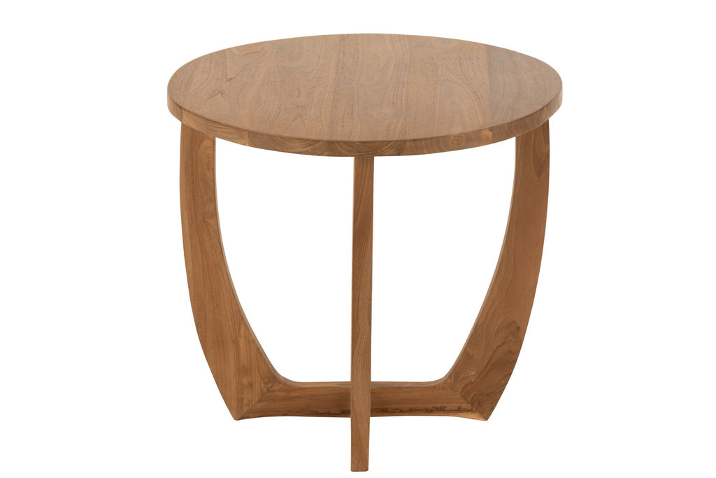 J-Line bijzettafel - hout - naturel