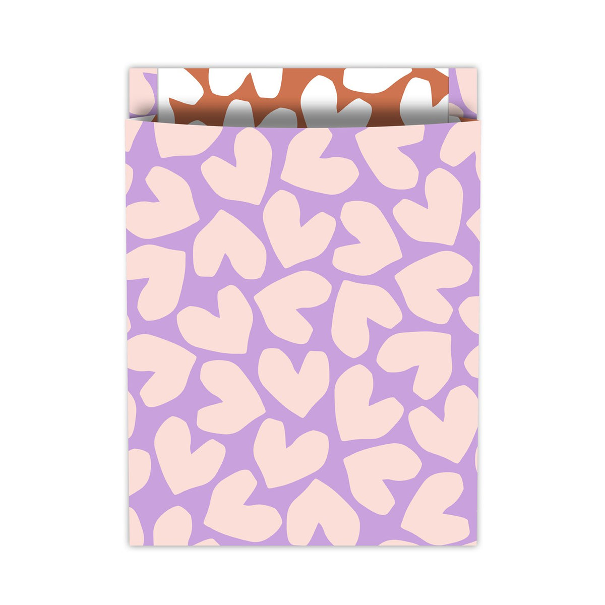 XL Solo Hearts '26 - Tijdschriftenzakken – 25×34+4cm 100st
