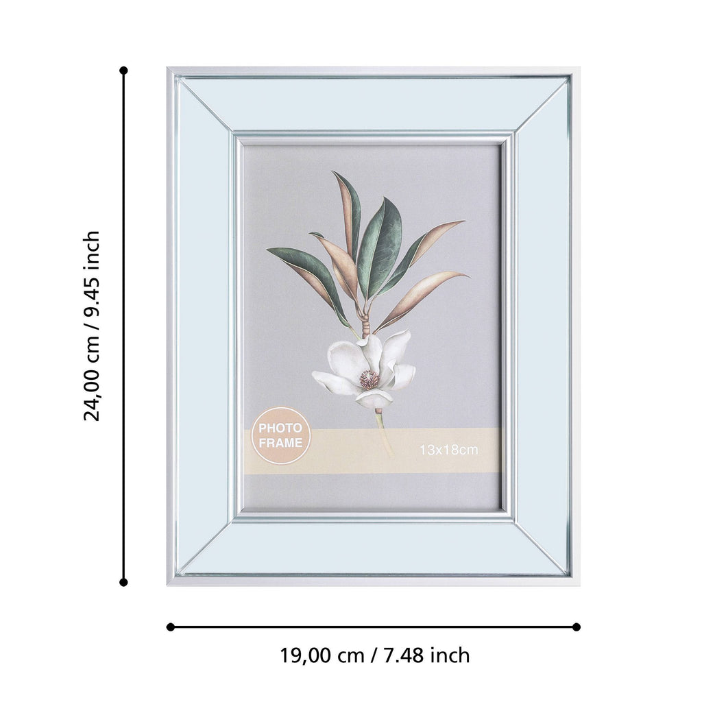 Fotolijst Saranda Chroom 19x24 cm