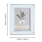 Fotolijst Saranda Chroom 19x24 cm