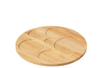 J-Line Set 6 Aperoschalen + Dienblad Bamboe Doos Keramiek Groen