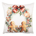 Kussenhoes 45x45 cm Wit Polyester