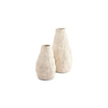 Vaas 14,5xH22cm beige Cave