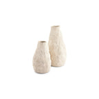 Vaas 14,5xH22cm beige Cave