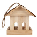 Vogelvoederhuisje 19x18x19 cm Bruin Hout