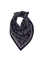 Patara Square Foulard Navy-Beige