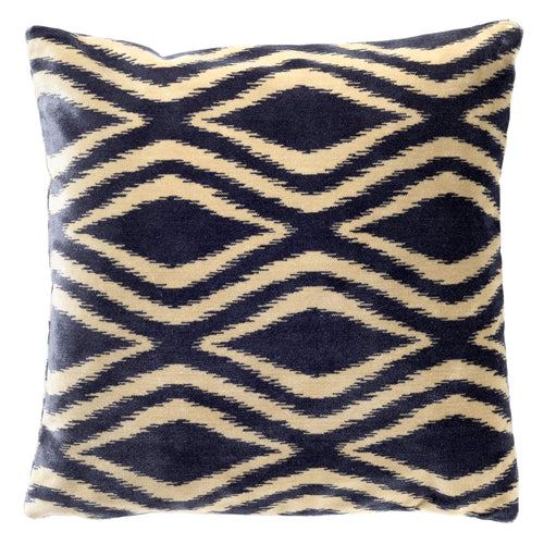 Amora | Cushion 45x45 cm | Insignia Blue | Blauw | Hoii | met duurzame kussenvulling