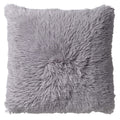 Dutch Decor Fluffy - Sierkussen 60x60 cm - Superzacht - XL kussen - Micro Chip - Grijs