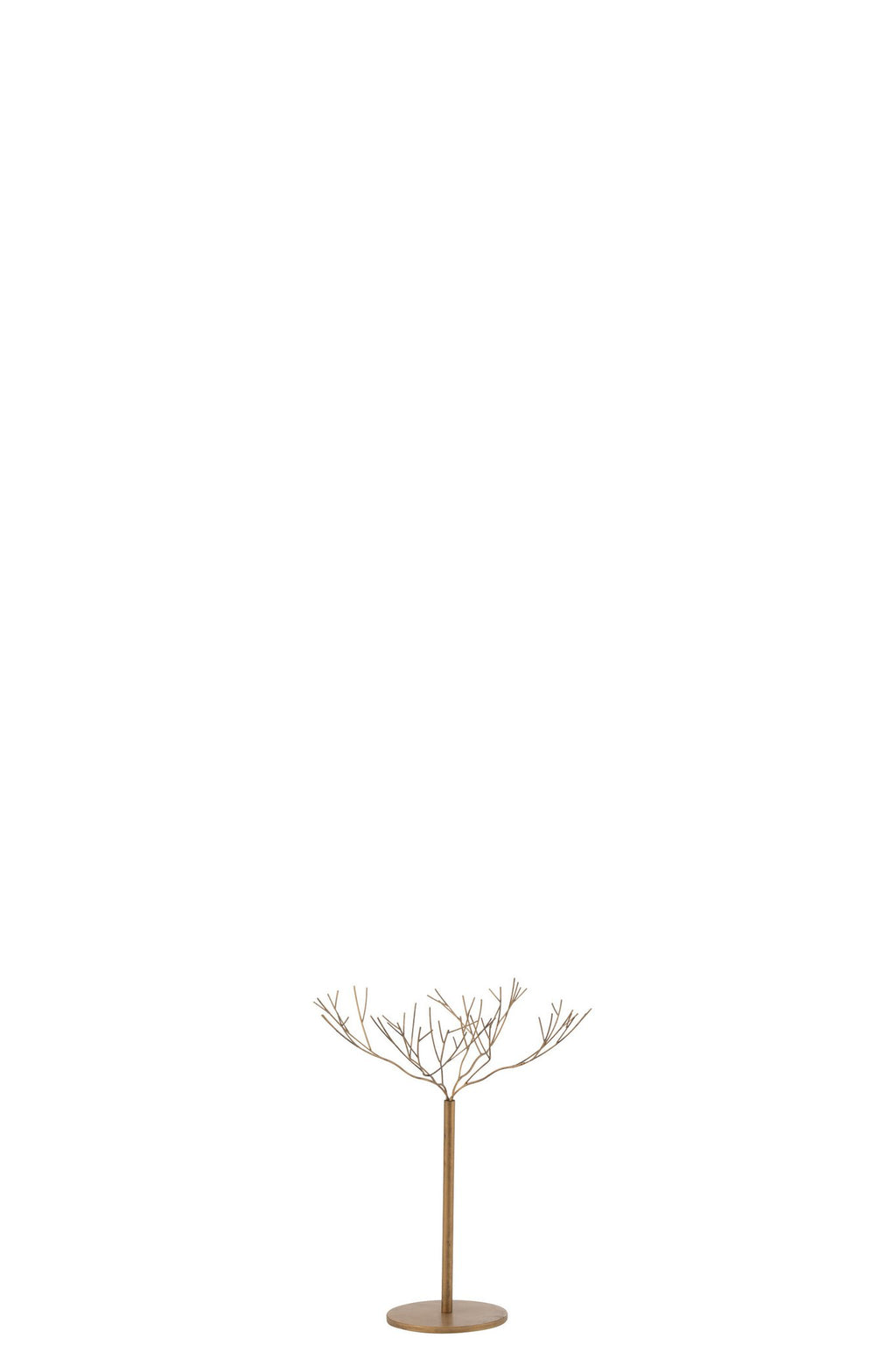 J-Line decoratie Boom - metaal - goud - small