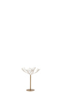 J-Line decoratie Boom - metaal - goud - small