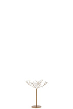 J-Line decoratie Boom - metaal - goud - small