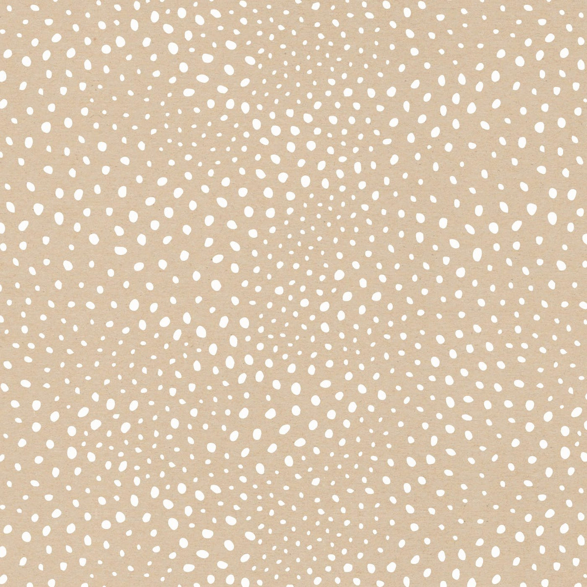 Flocks - Toonbankrol - kraft/wit - 30cm 100m