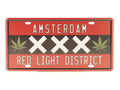 Amsterdam Retro Wandbord 15x30