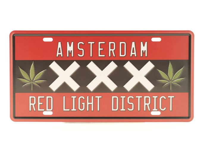 Amsterdam Retro Wandbord 15x30