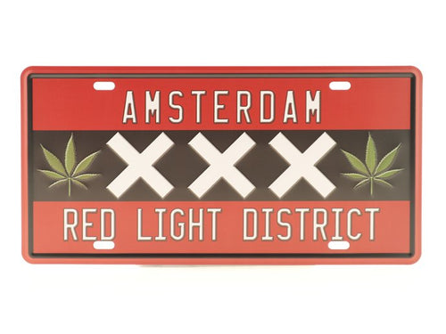 Amsterdam Retro Wandbord 15x30