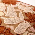 Lydia | Kussen | 45x45 cm tabak Brown | Bruin | Hoii | Met luxe binnenkussen