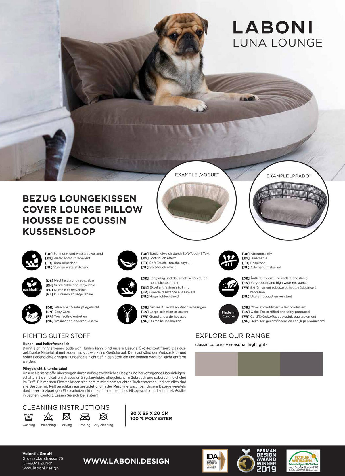 Luna Loungeset - Oxford Stone