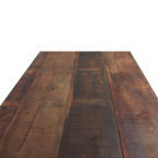 Eettafel bruin opklapbaar XL