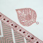 Laken | Katoenen handblok Rajasthani | 3-delige set