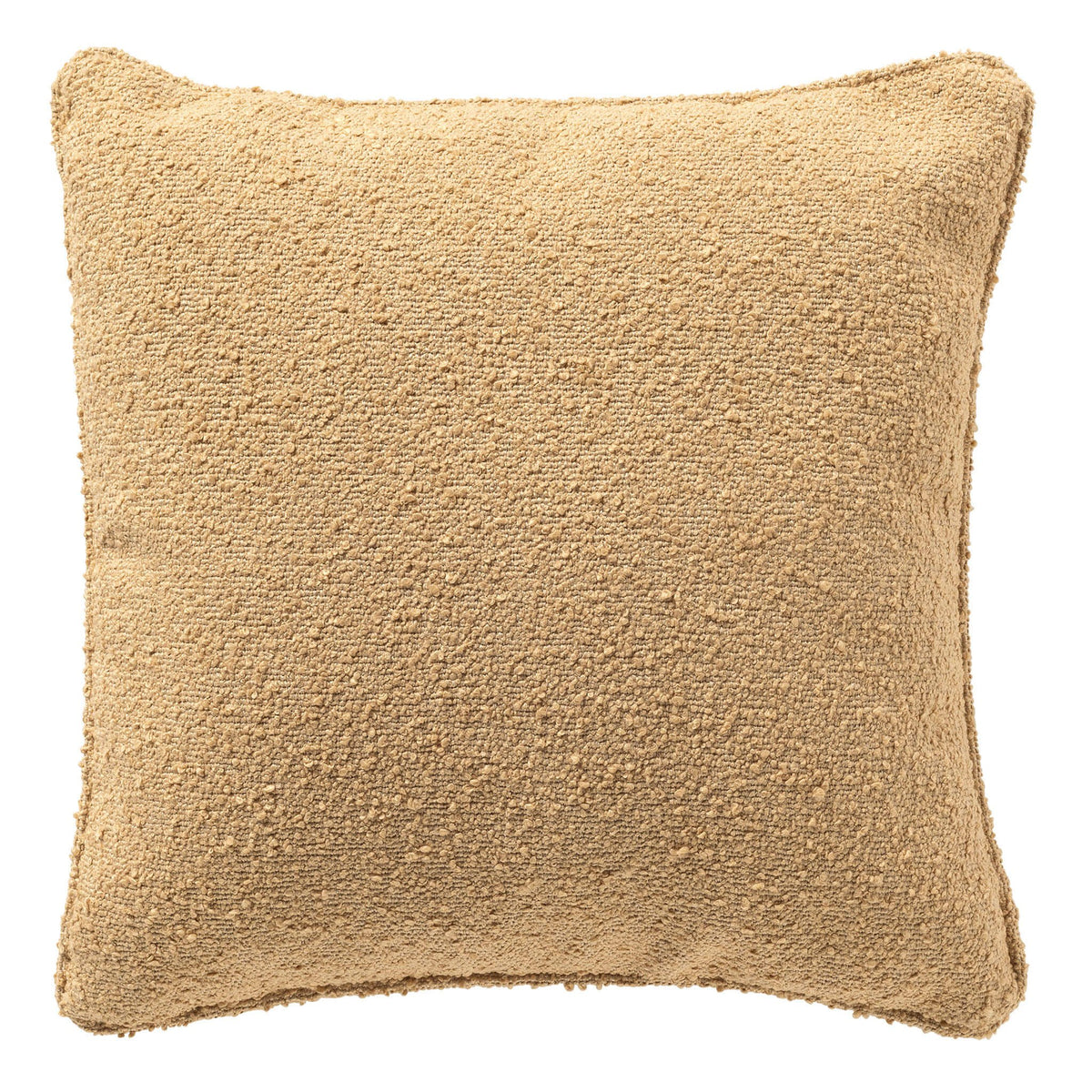Dutch Decor Onno - Kussen 45x45 cm - Boucle - Griesmeel - Beige