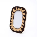 Fotolijst – Rustieke Sunburst kralen – Elegant huisdecor – 4×6 inch