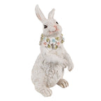 Beeld Konijn 20 cm Wit Polyresin Paasdecoratie