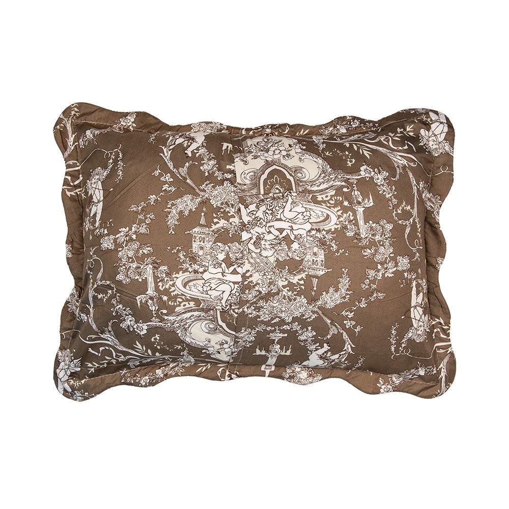 Bedsprei 180x250 cm Bruin Polyester Sprei