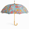 Paraplu bloemenweide blauw 105 cm