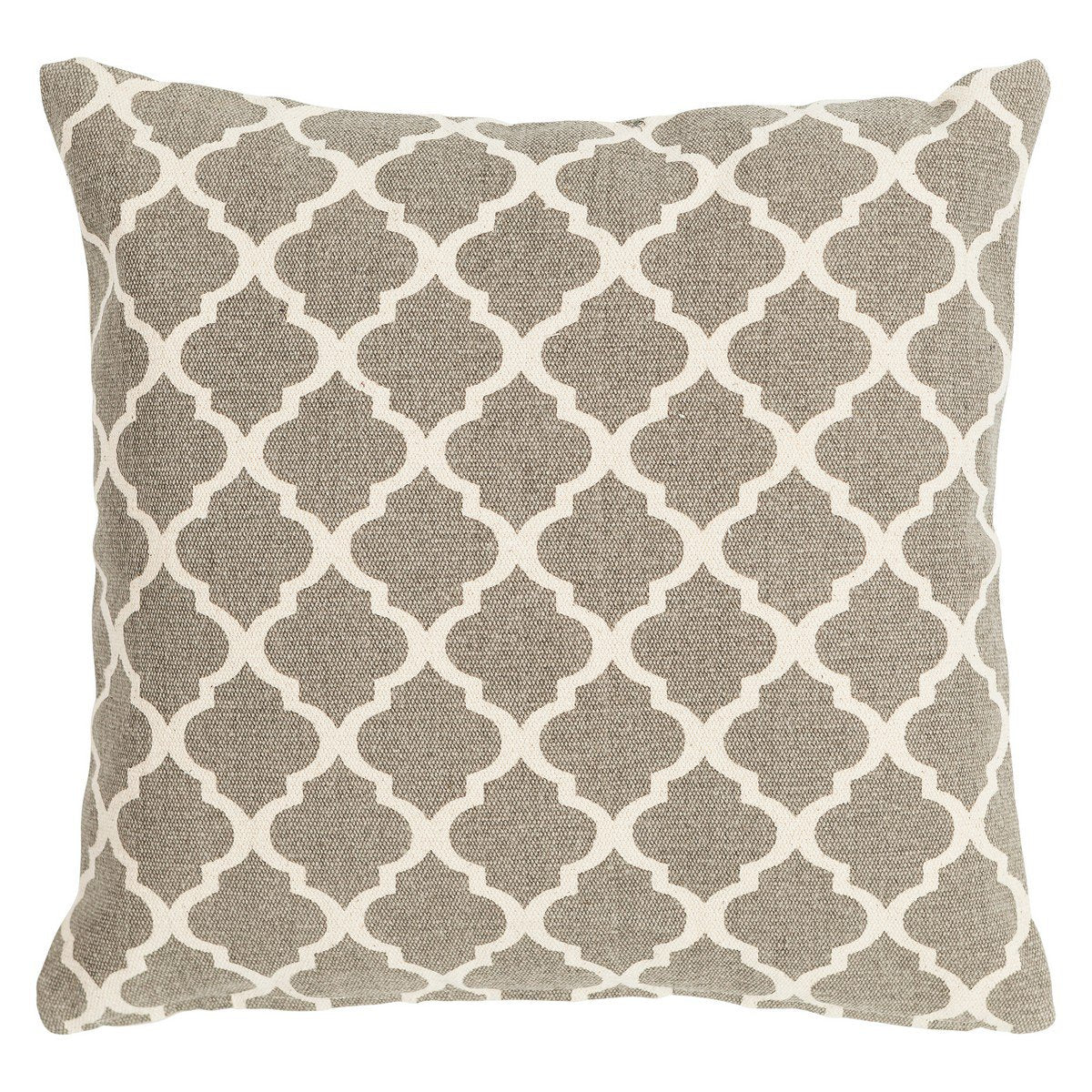 Moroccan Print kussen grijs 45x45cm