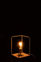 J-Line lamp 1 Rechthoekig Frame - metaal - wit - small