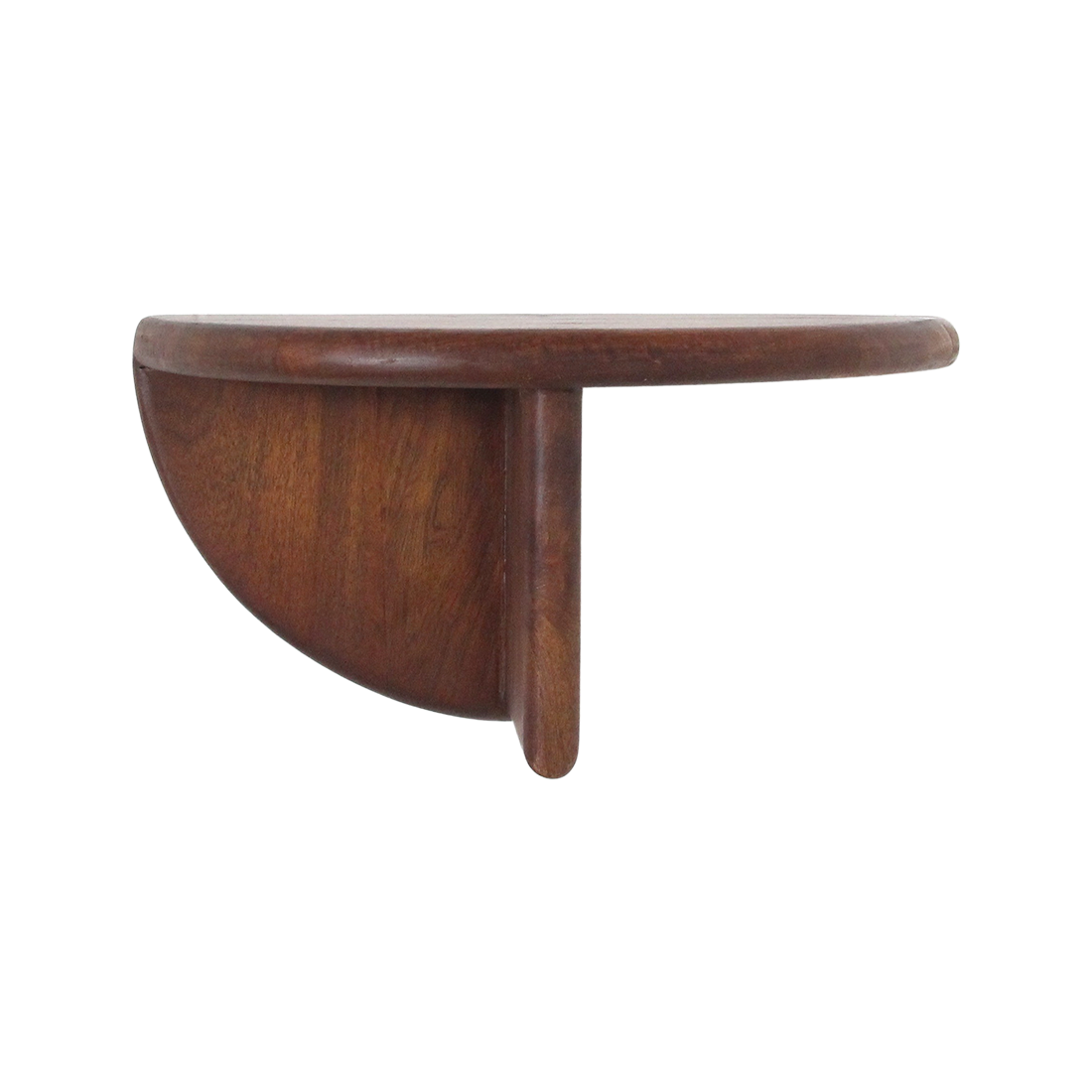 Bullnose mangohouten wandplank - 38x19x19 cm